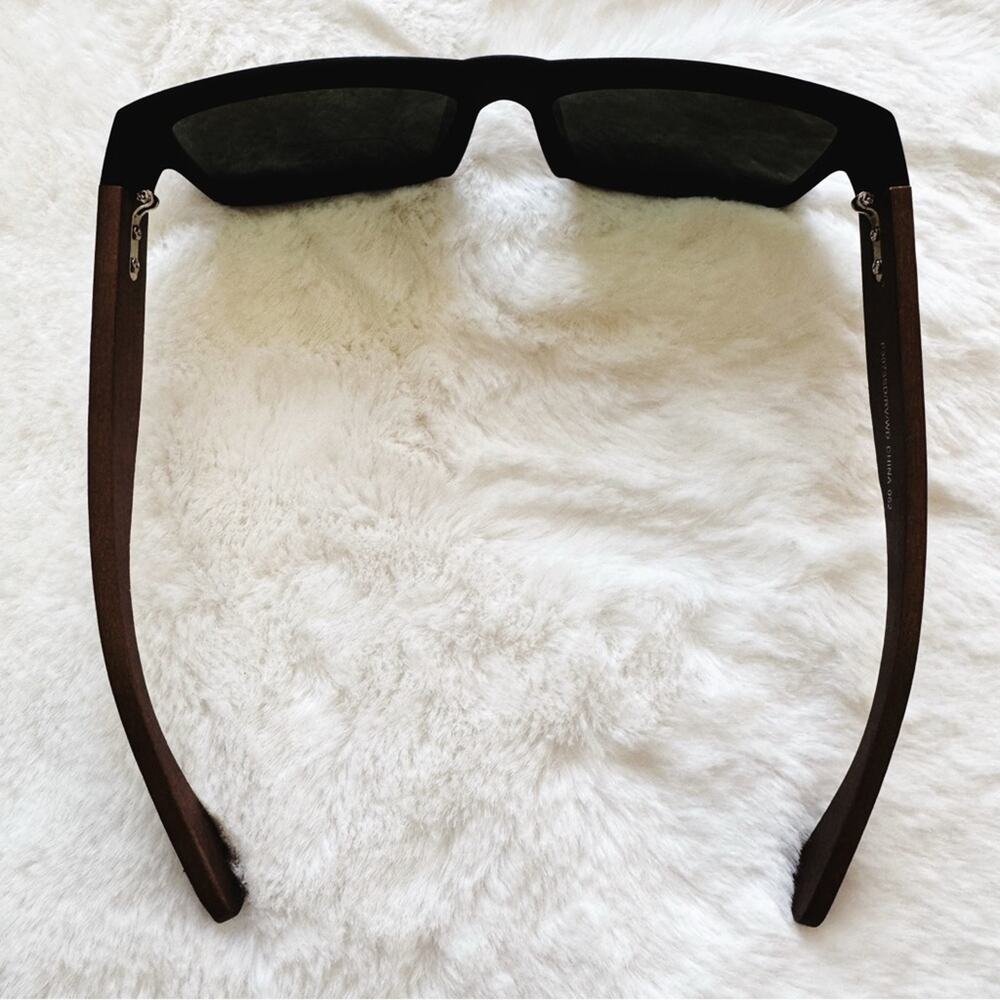 Jensen Black & Dark Wood Sunglasses - Picture 8 of 11